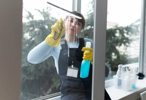 Nettoyage de vitres intérieures et extérieures à Sames